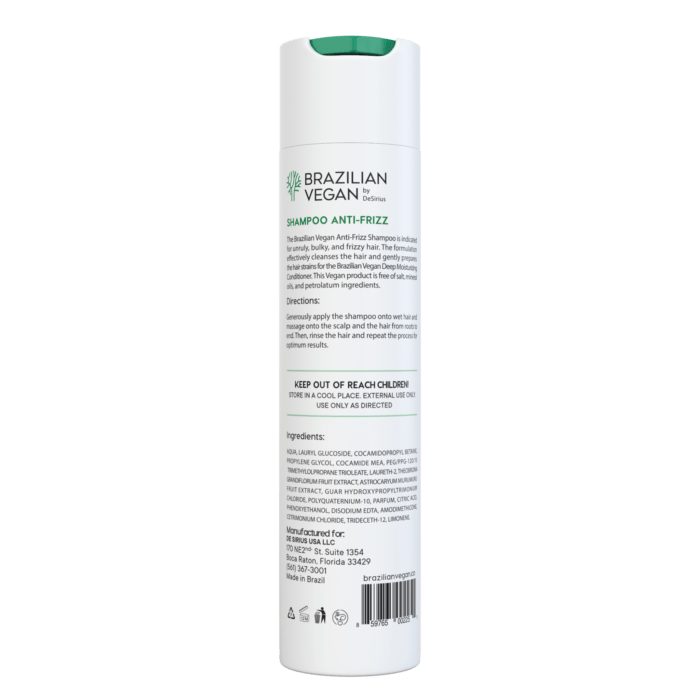 Brazilian Vegan Anti Frizz Shampoo