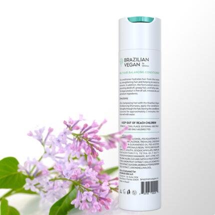 Brazilian Vegan Oily Balancing Conditioner Showing Ingredients